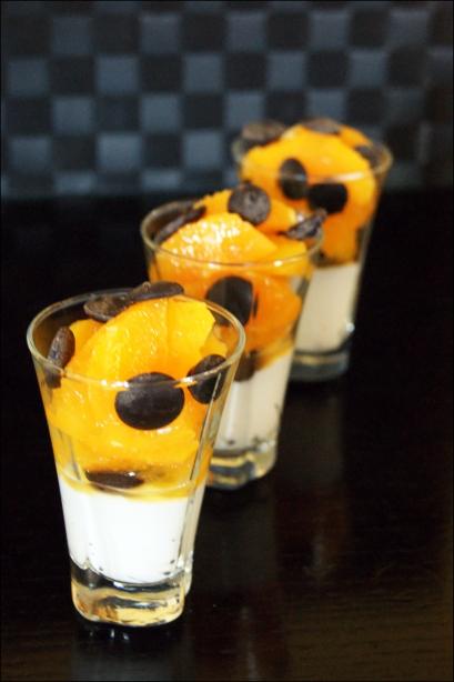 Verrine orange chocolat express