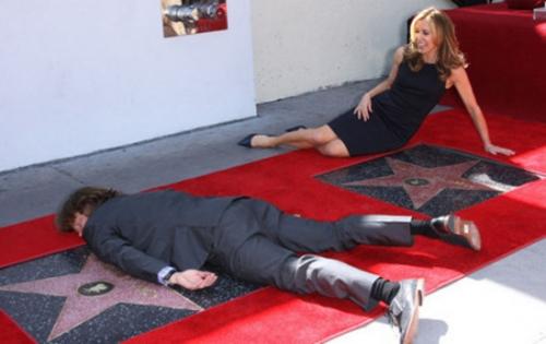 Felicity Huffam et William H. Macy together on WAlk of Fame huff.jpg