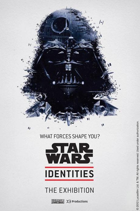 Star Wars Identities Darth Vader Des Affiches Star Wars réalisées à partir dobjets de la saga