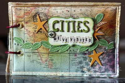 Mini album voyage en tissu...II