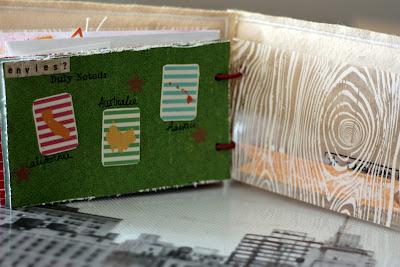 Mini album voyage en tissu...II