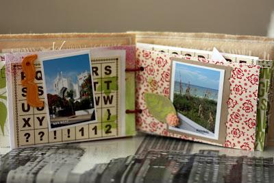 Mini album voyage en tissu...II