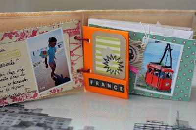 Mini album voyage en tissu...II