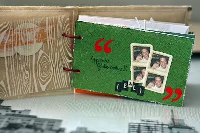 Mini album voyage en tissu...II