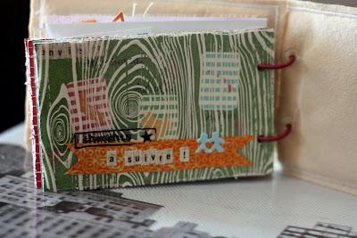 Mini album voyage en tissu...II