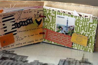 Mini album voyage en tissu...II