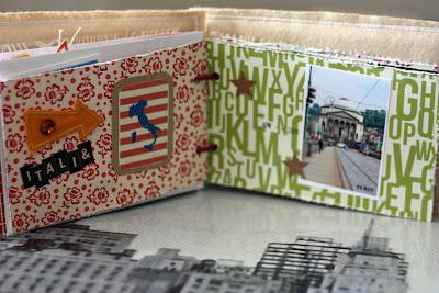 Mini album voyage en tissu...II