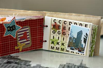 Mini album voyage en tissu...II