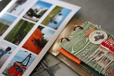 Mini album voyage en tissu...II