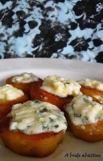 Mosaïque de panais au roquefort