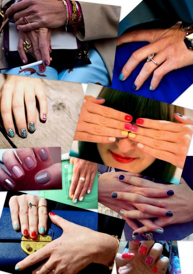 Une manucure multicolore !