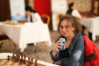 La Française Marie Sebag (2512) au championnat d'europe féminin d'échecs © site officiel