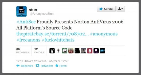 Anonymous Norton 600x320 Les Anonymous libèrent le code source de Norton Antivirus