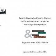 La galerie L’Isba invite  Emmanuelle ETIENNE et Sylvie FAJFROWSKA | Perpignan