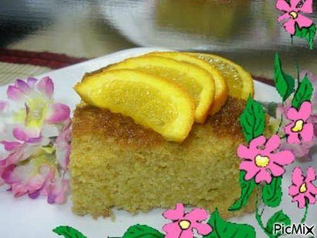 cake à l'orange de nadia josette