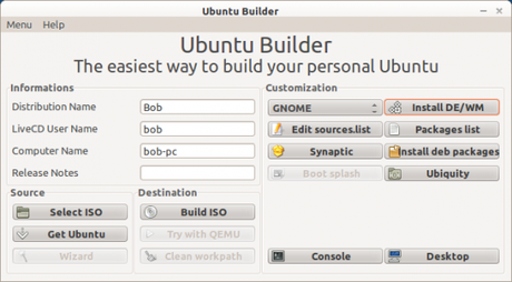 Créer votre propre distribution avec Ubuntu Builder