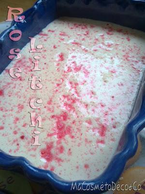 Mon premier tiramisu... Rose & Litchi !