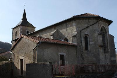 Coq et clocher : Choloy-Ménillot
