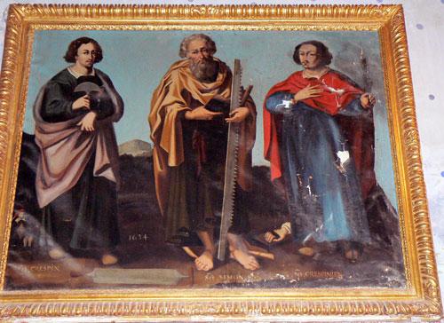 Les saints patrons des métiers du cuir à Gordes (84)