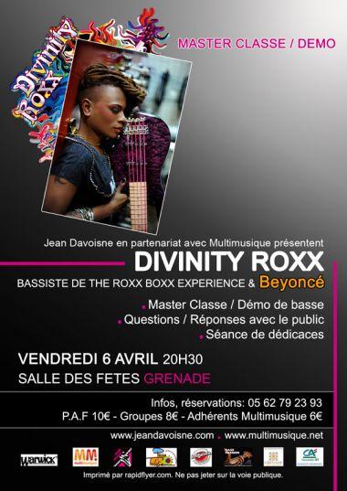 Divinity Roxx en master classe à Grenade sur Garonne (31)