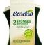  Eponges à récurer écologiques Ecodoo    Plus d'infos sur la marque Ecodoo  