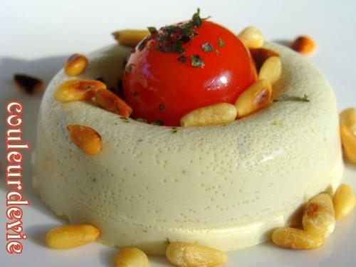 Panna cotta au pesto