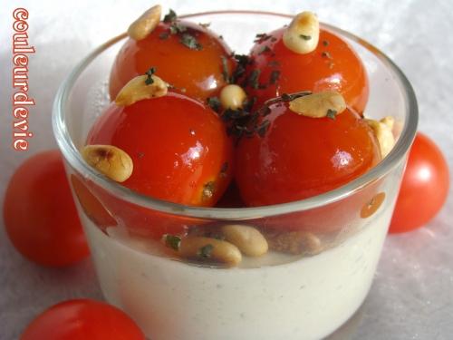 Panna cotta au pesto