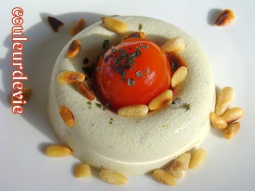 Panna cotta au pesto