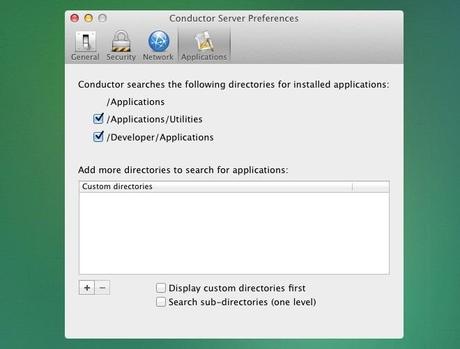 Conductor Server applications
