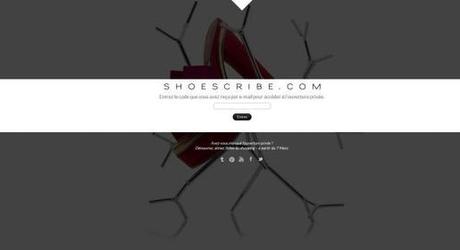 Déclare sa flamme au nouveau site de chaussures, Shoescribe.com !