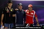 Felipe Massa, Rubens Barrichello, Bruno Senna, Lotus Renault, Ferrari, 2011 Brazilian Formula 1 Grand Prix, Formula 1