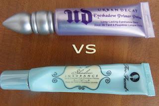 Urban Decay Primer Potion VS Too Faced Shadow Insurance