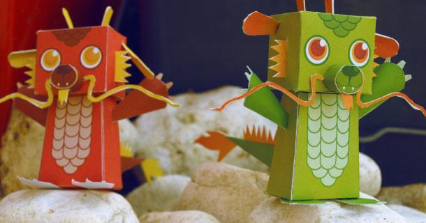 Blog_Paper_Toy_papertoys_Dragons_Chinois_Lea_Brunot