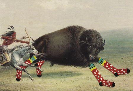 Chaussettes poil de bisons fous