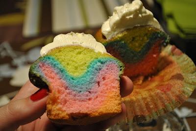 Cupcakes Arc-en-ciel à la crème au beurre