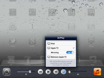 Affichez votre iPad en miroir sur votre Apple TV