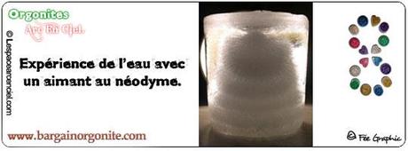 Aimant au néodyme dans l'eau 