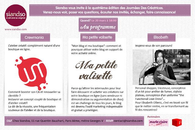 La 4ieme edition de la Soiree des créatrices SiandSo