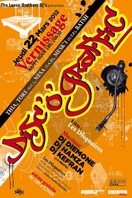 Soirée-vernissage DISC'O'GRAFFIC