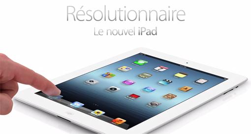le nouvel iPad en vente dans certains pays à partir de vendredi