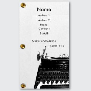 Des exemples de cartes de visites pour scénaristes