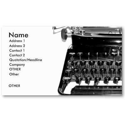 Des exemples de cartes de visites pour scénaristes