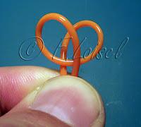 Scoubidou à 4 fils, depart sans boucle