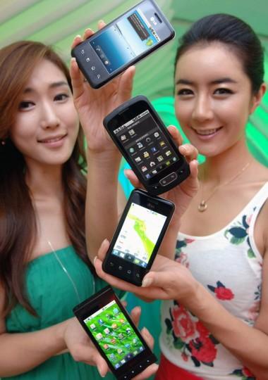 LG Optimus line Android 22 Froyo 2 380x540 40 millions de dollars damende pour Samsung et LG