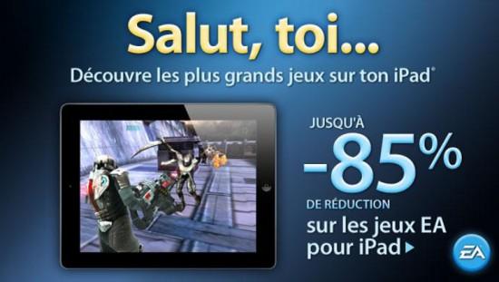 Promotion sur les jeux iPad Electronic Arts (Fifa, Real Racing, Dead Space, ...)