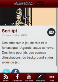 screen shot4 Une application scriiipt mobile 