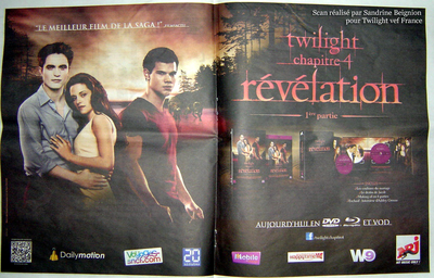 Breaking Dawn double page minutes