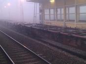 Rame fantôme dans brouillard...