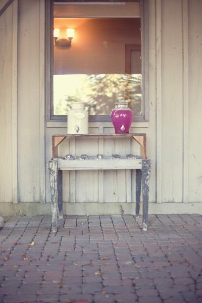 distributeur-boisson decoration de mariage vintage