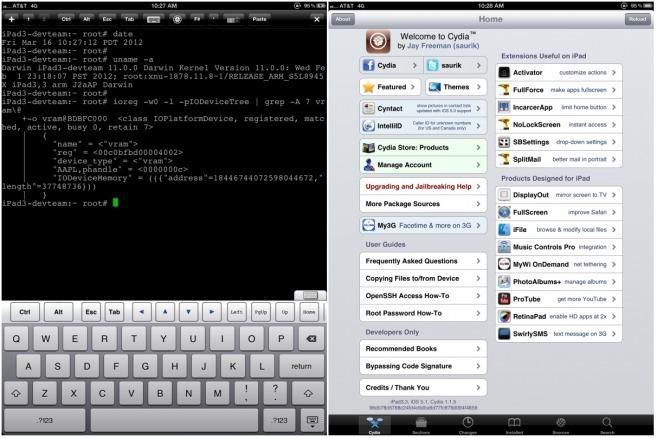 Jailbreak du Nouvel iPad, c'est fait...